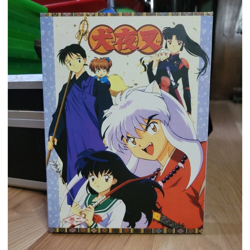 Vintage InuYasha Shitajiki Original Anime DVD Set Vol. 2 in Japanese Discs 4,5,6